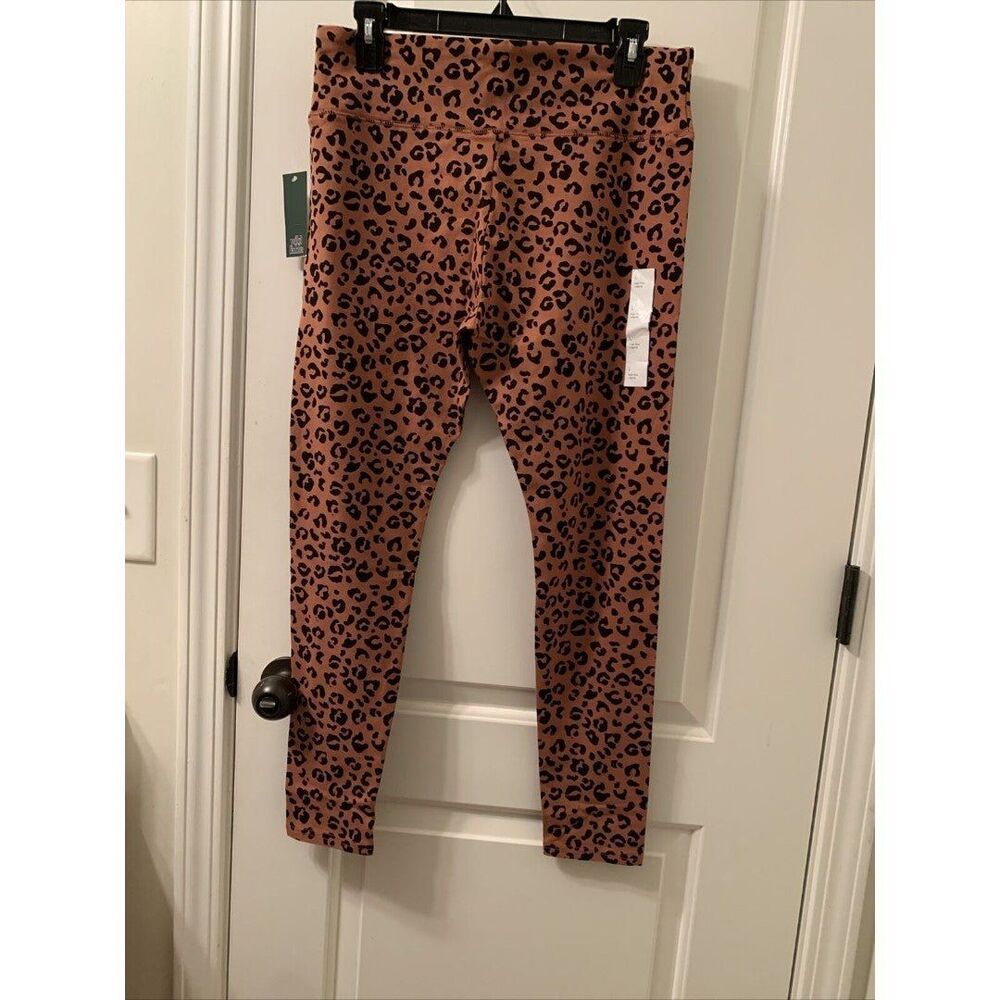 Wild Fable Women's Activewear Leopard Print Leggings Pants Size Large